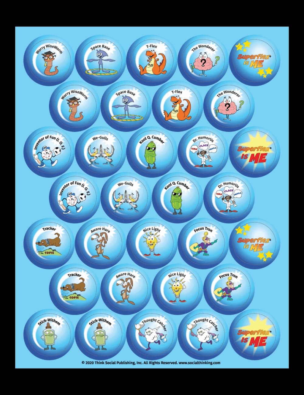 Superflex Super Sticker Collection: Thinkables & UnthinkaBots – view image 4