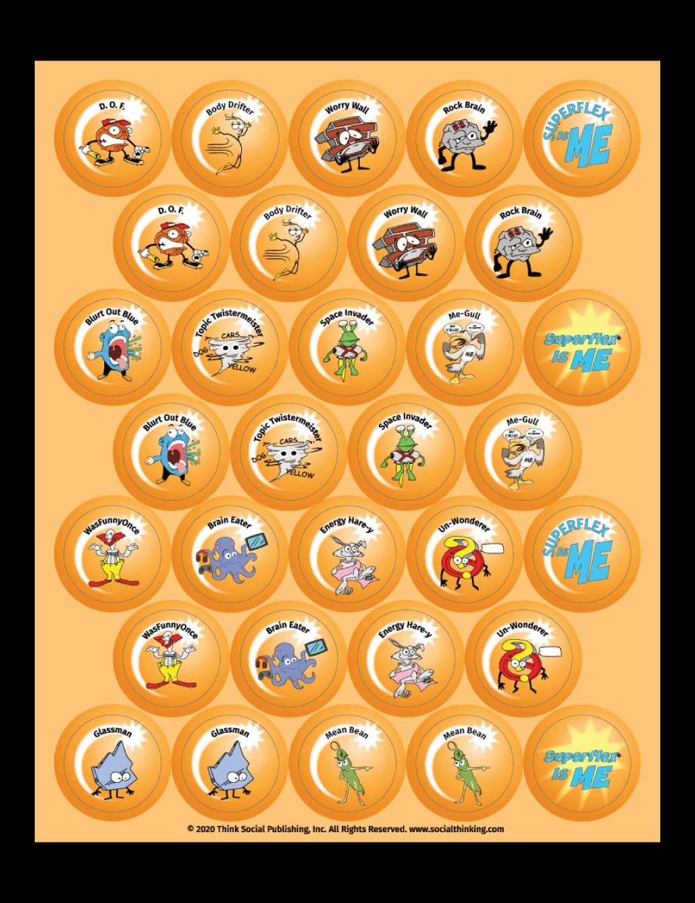 Superflex Super Sticker Collection: Thinkables & UnthinkaBots – view image 3