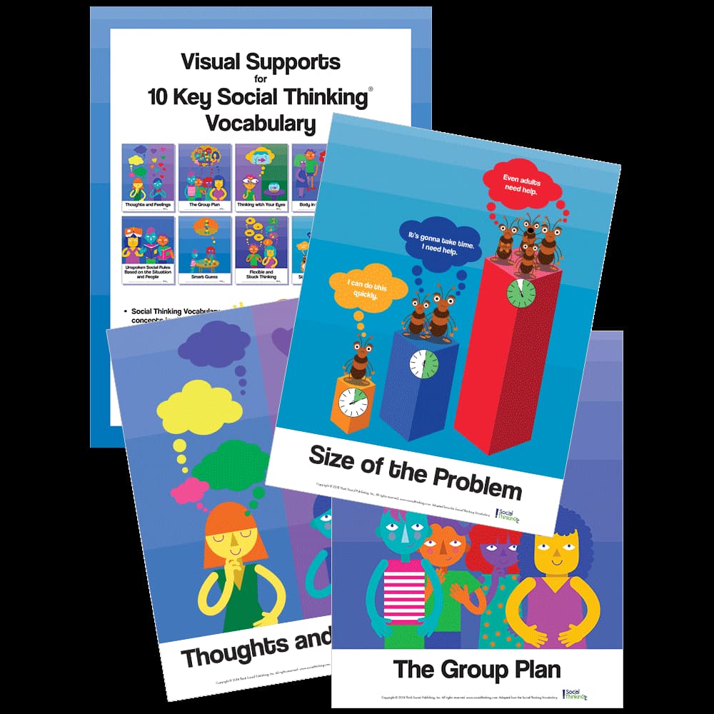 Visual Supports for 10 Key Social Thinking Vocabulary Concepts – product video preview