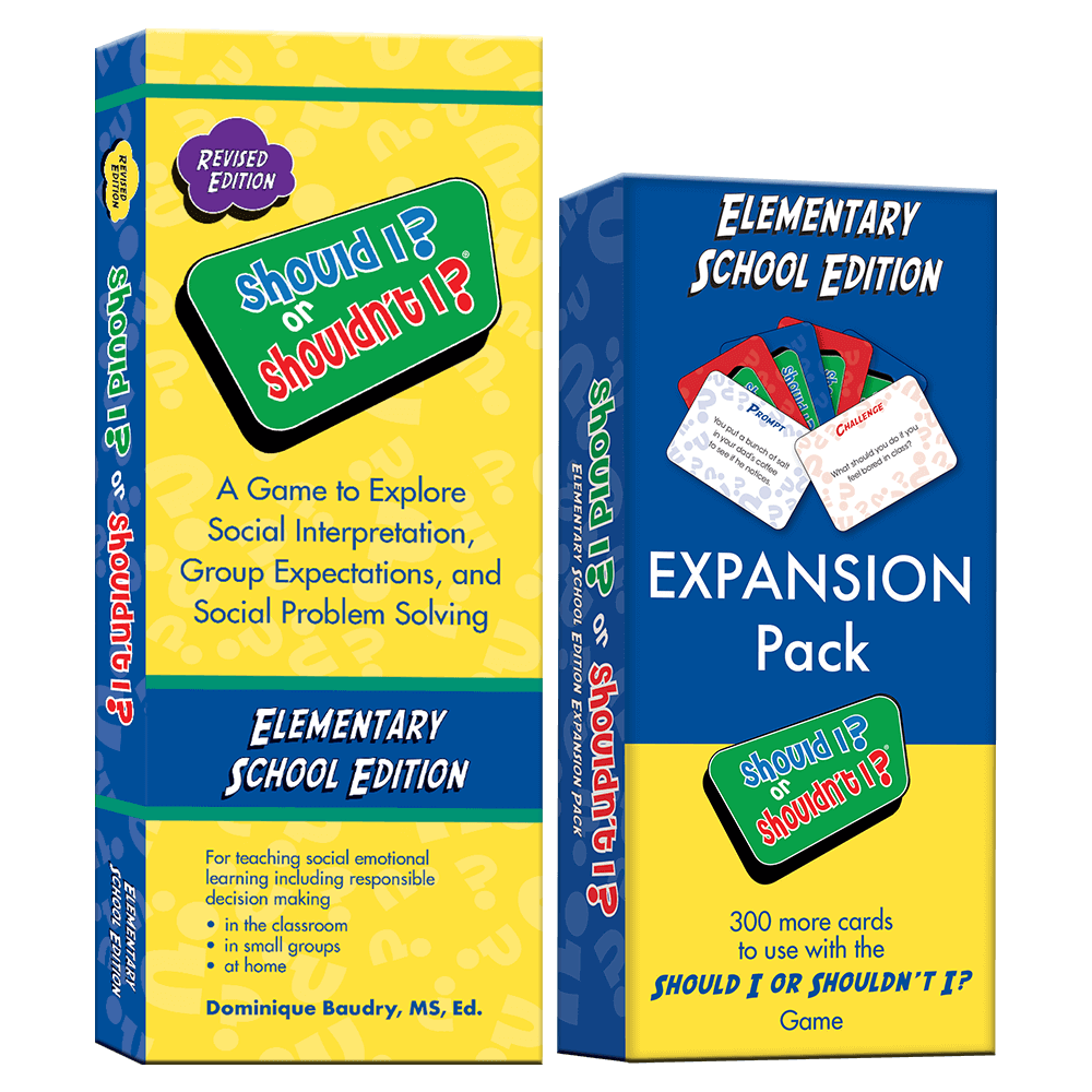 Should I? or Shouldn't I? Elementary Game + Expansion Pack Bundle – view image 1